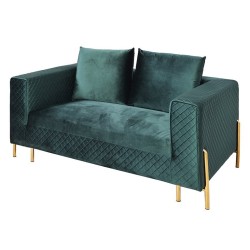 Sofa 2 Lug. Veludo Verde IT902 - Eletronet