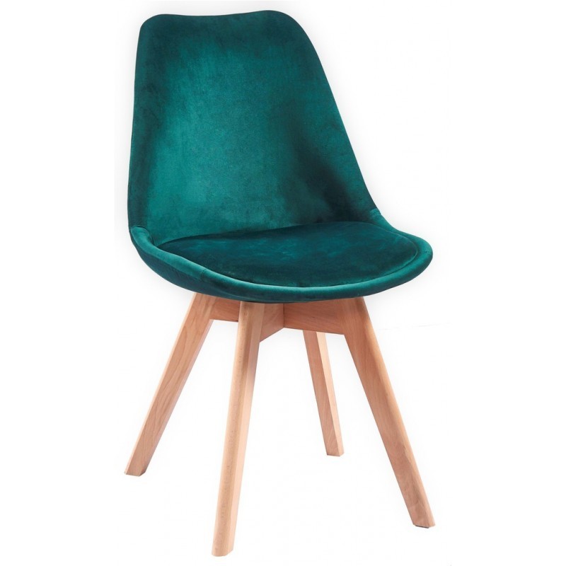 Cadeira madeira, Veludo SD2150 - Eletronet