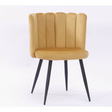 Cadeira metal, veludo SD2318 - Eletronet