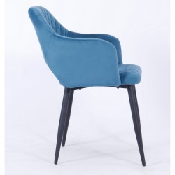 Cadeira metal, veludo SD2333 - Eletronet