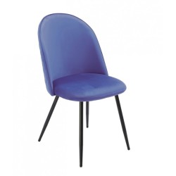 Cadeira metal, veludo SD2337 - Eletronet