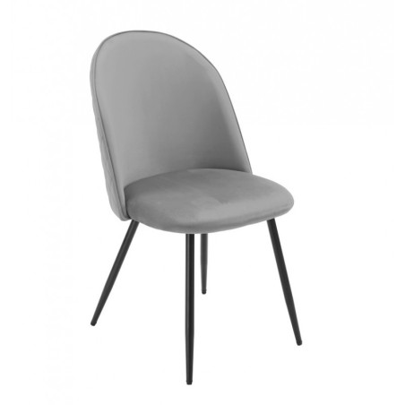 Cadeira metal, veludo SD2339 - Eletronet