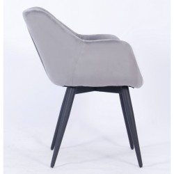 Cadeira metal, veludo SD2347 - Eletronet