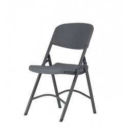 Cadeira Dobrável ZN0038 (cinza escuro) - Eletronet