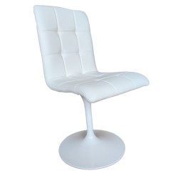Cadeira Pele Sint. Branca SD2537 - Eletronet