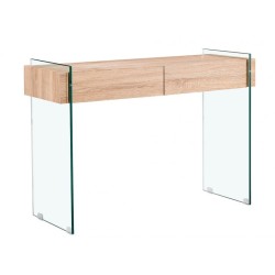 Consola vidro+madeira,120x40 cms SD2565 - Eletronet