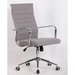 Cadeira escritório tecido cinza SD2734 - Eletronet