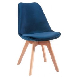 Cadeira madeira Veludo SD2147